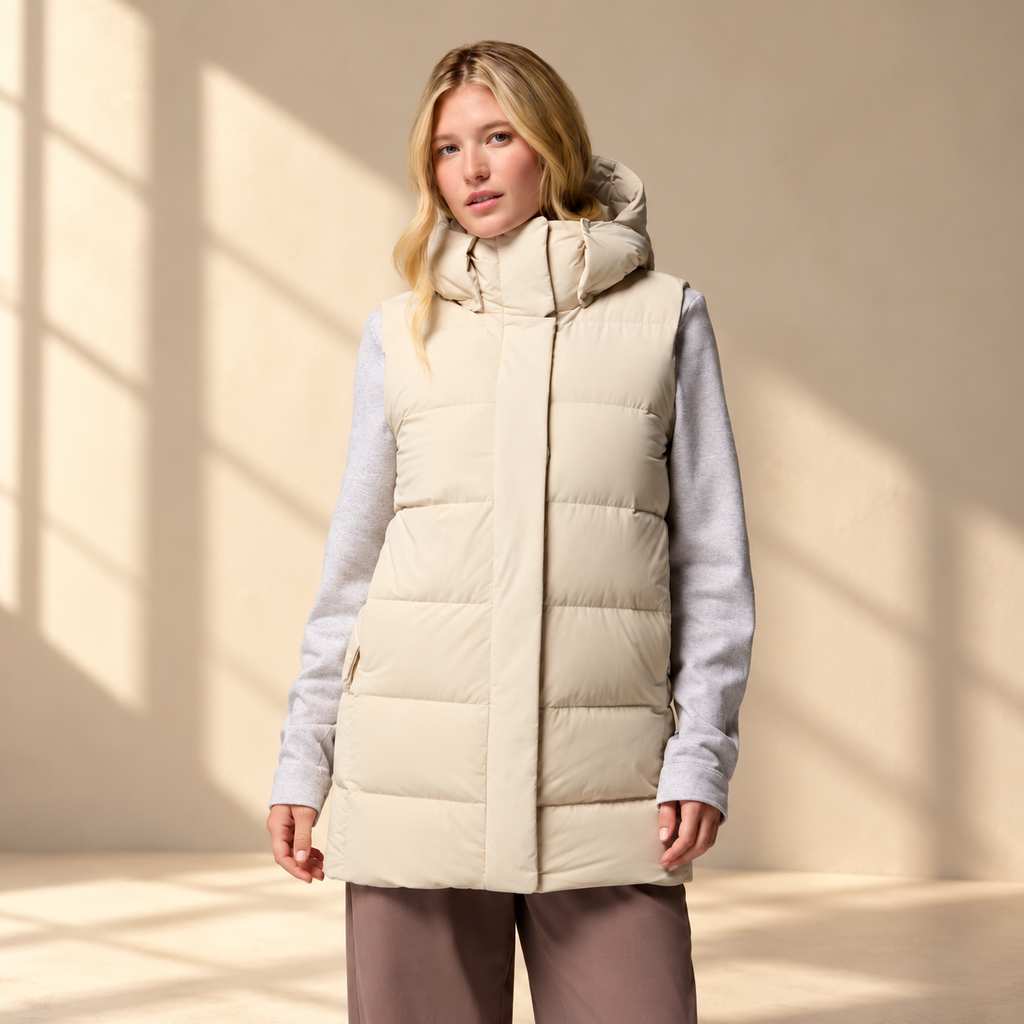 Women's Amaze Puff Mid Hooded Vest