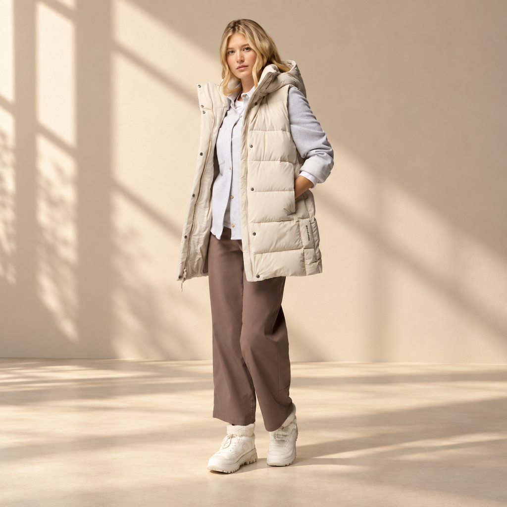 Women's Amaze Puff Mid Hooded Vest