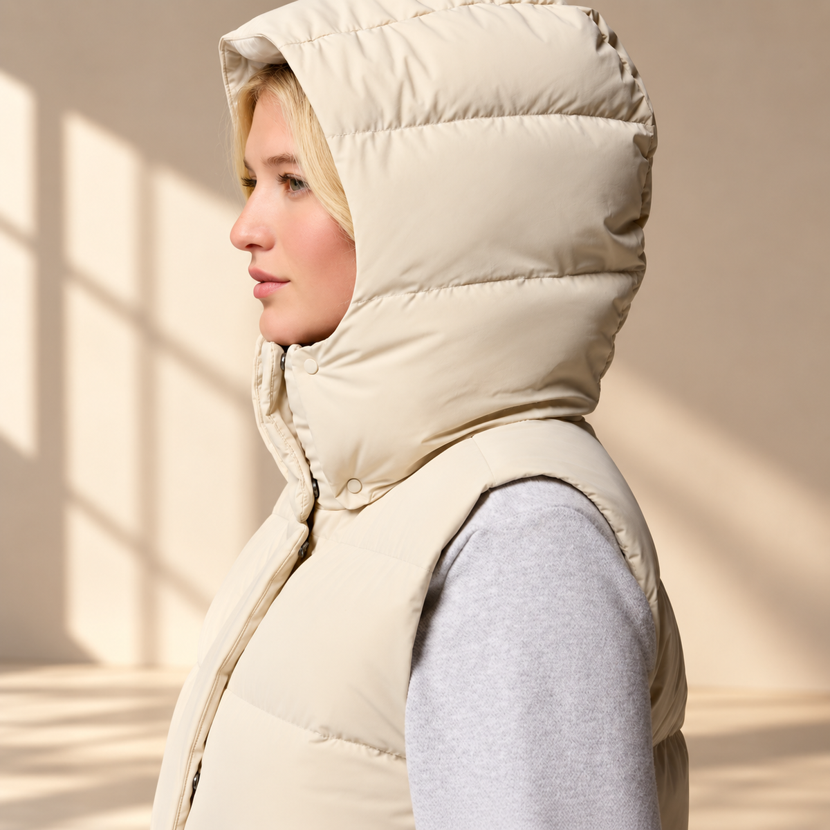 Women's Amaze Puff Mid Hooded Vest